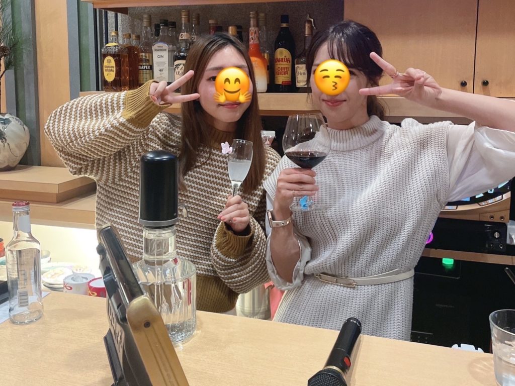 カルネ：スタッフと一緒