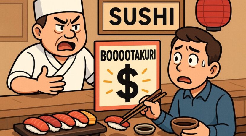 ボッタクリ寿司屋