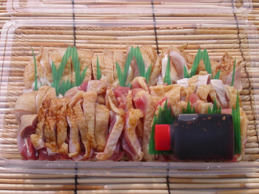 宮崎の美味しいお土産：鶏のたたき